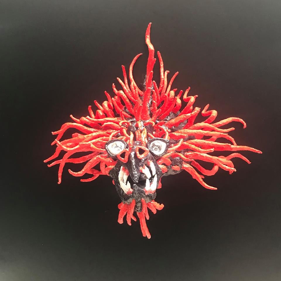Огненный дракон - маска Александра Катеруши (www.fisionomicus.com)